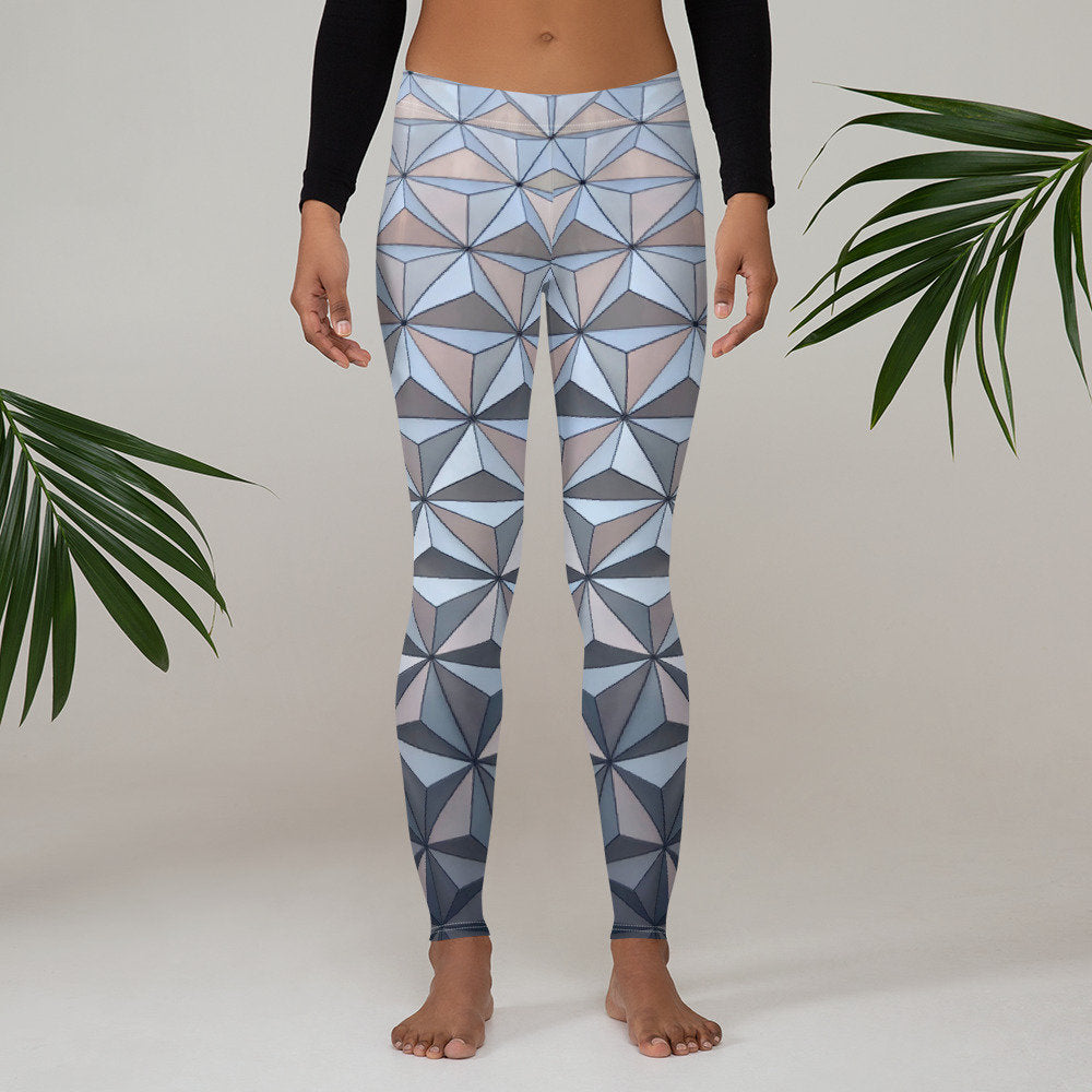 Epcot Spaceship Earth Inspired Leggings