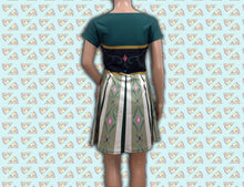 Anna Coronation Frozen Inspired Short Sleeve Skater Dress
