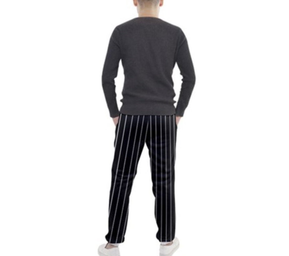 Men s Jack Skellington Inspired Joggers Sweatpants