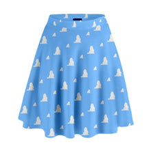 Toy Story Cloud Wallpaper Inspired High Waisted Skirt