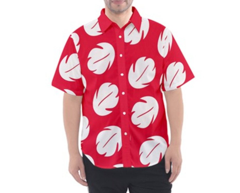 Lilo and Stitch Lilo Inspired Short Sleeve Button Down Shirt