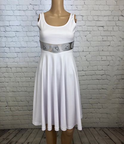 Princess Leia Star Wars Inspired Tank Midi Dress