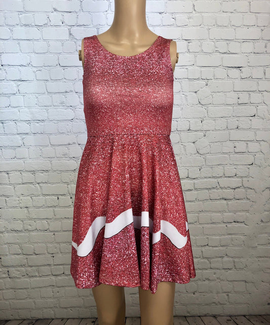 RUSH ORDER: Taffyta Muttonfudge Wreck-It Ralph Inspired Skater Dress