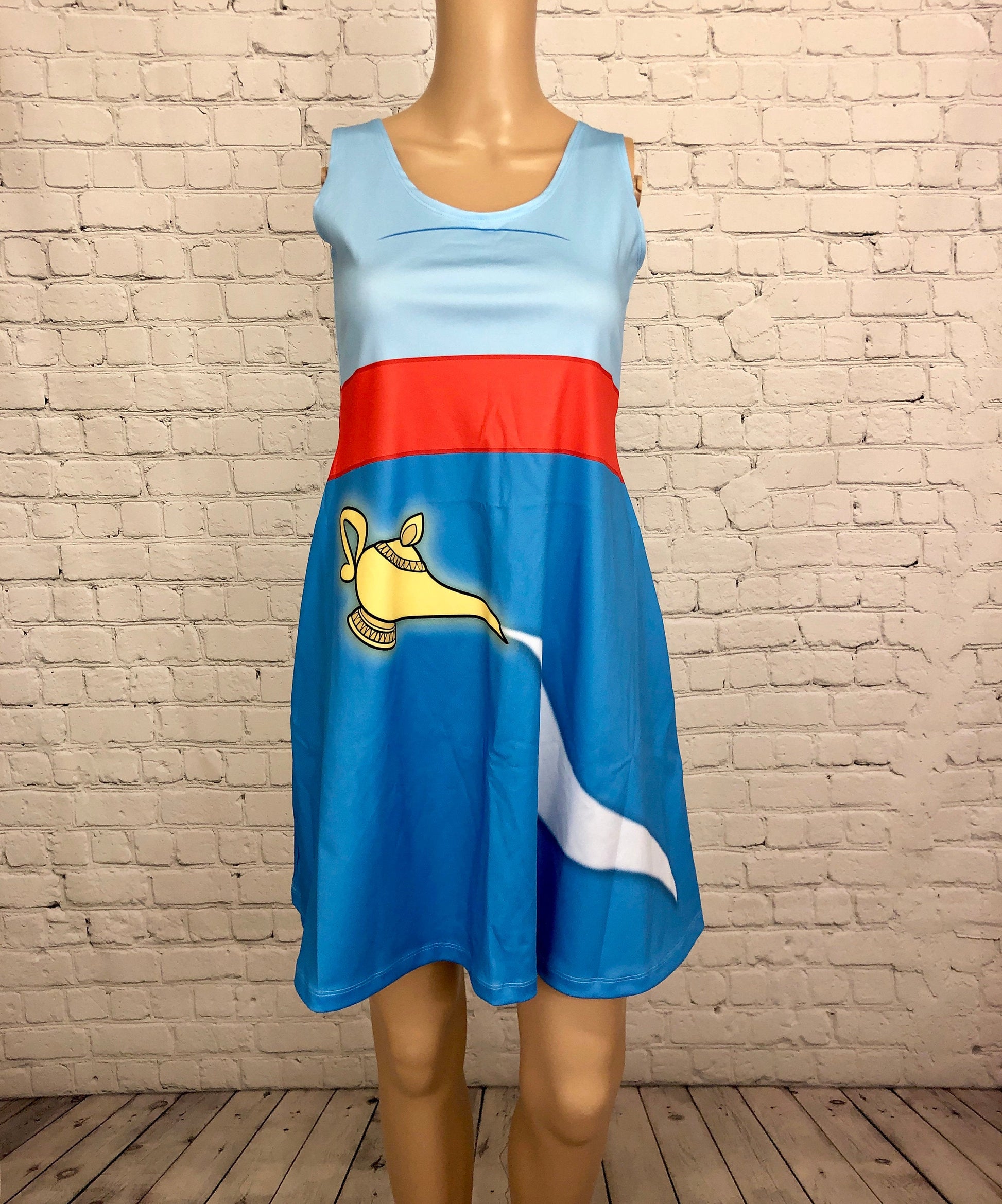 Genie Aladdin Inspired Sleeveless Dress