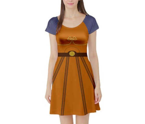 Hercules Inspired Skater Dress 