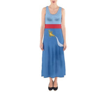 Genie Aladdin Inspired Sleeveless Maxi Dress