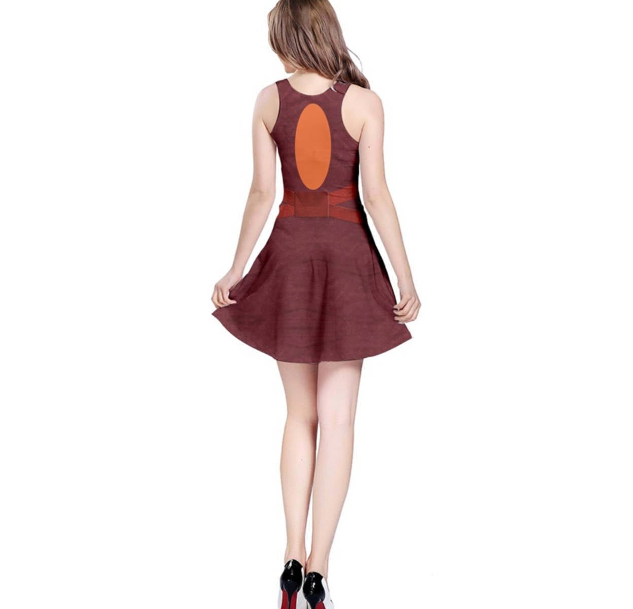 Ahsoka Tano Clone Wars Star Wars Inspired Sleeveless Dress