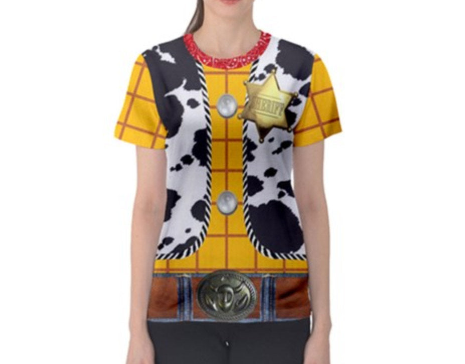 Women&#39;s Woody Toy Story Inspired ATHLETIC Shirt