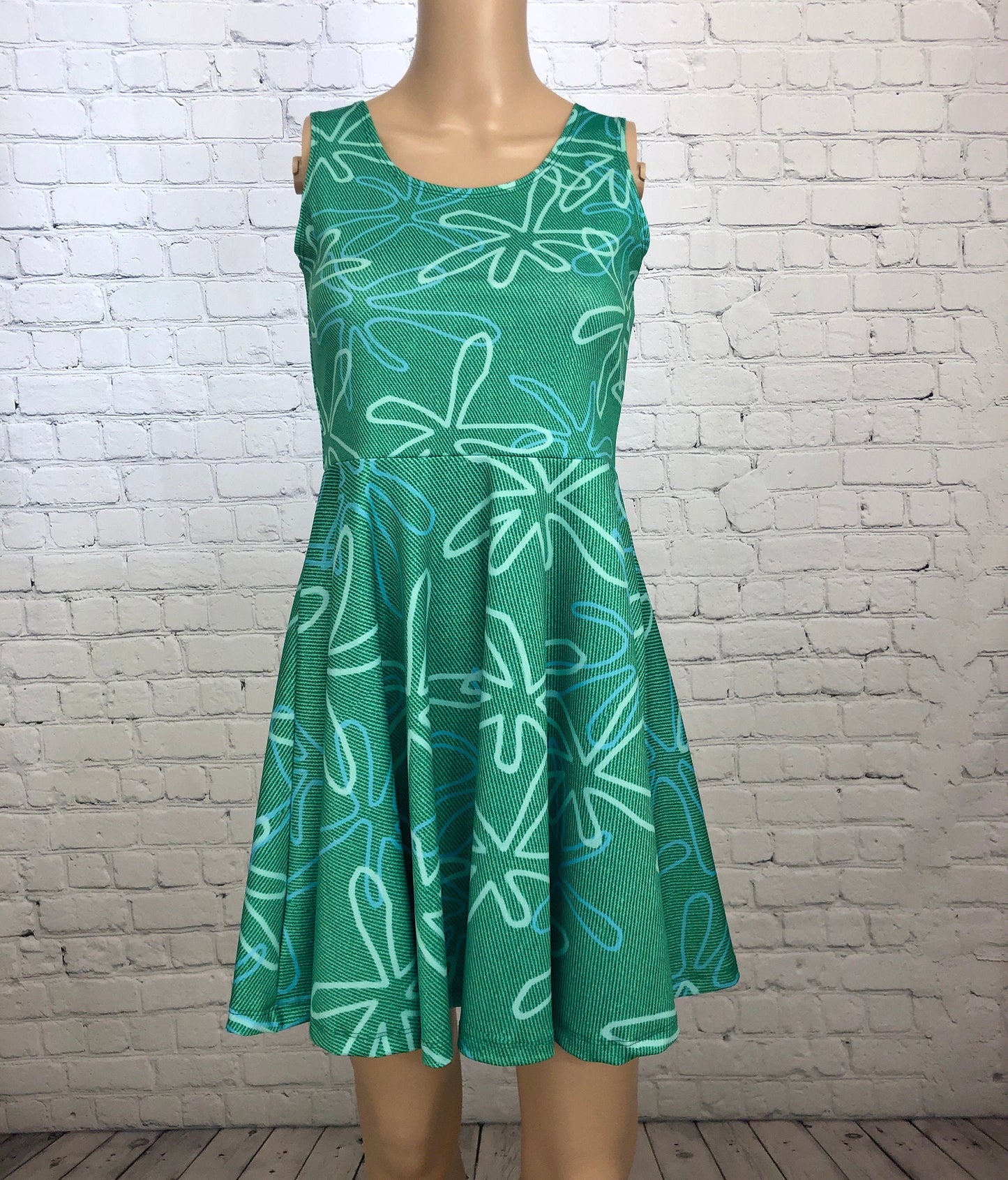 RUSH ORDER: Inside Out Disgust Inspired Skater Dress