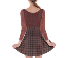 Mary Sanderson Hocus Pocus Inspired Long Sleeve Skater Dress