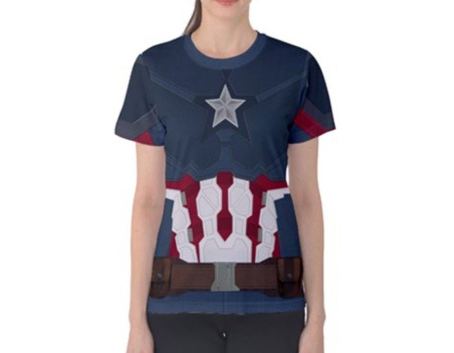 Women's Captain America Inspired Shirt