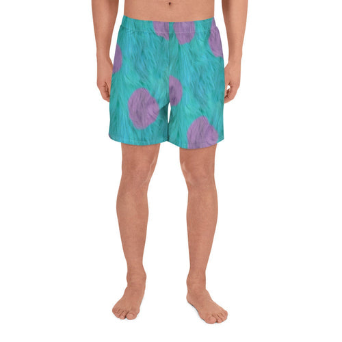 Men's Sulley Monsters Inc. Inspired Athletic Long Shorts