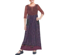 Kid&#39;s Mary Sanderson Hocus Pocus Inspired Quarter Sleeve Maxi Dress