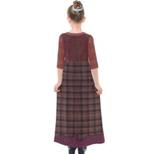 Kid&#39;s Mary Sanderson Hocus Pocus Inspired Quarter Sleeve Maxi Dress