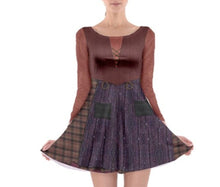 Mary Sanderson Hocus Pocus Inspired Long Sleeve Skater Dress