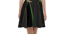 Loki The Avengers Inspired Long Sleeve Skater Dress