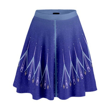 Elsa Frozen 2 Inspired High Waisted Skirt