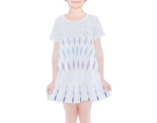 Kid&#39;s Elsa Elements Frozen 2 Inspired Short Sleeve Dress