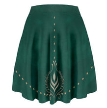 Queen Anna Frozen 2 Inspired High Waisted Skirt