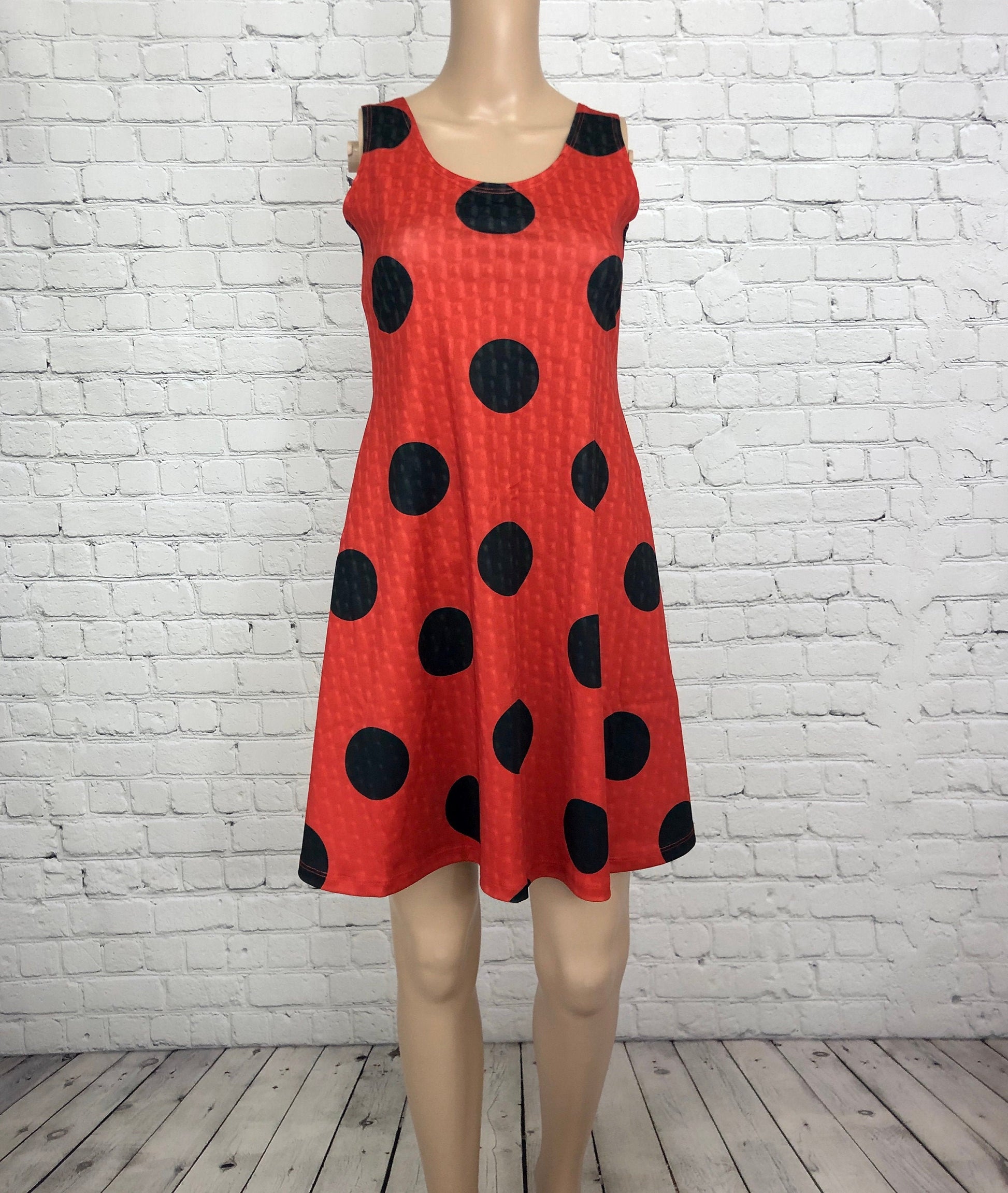 Miraculous Ladybug Inspired Sleeveless Dress