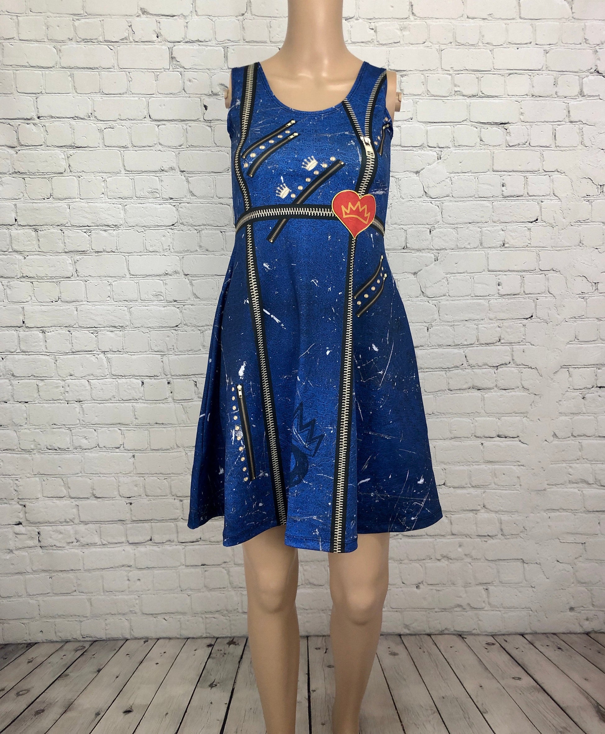 Evie Descendants Inspired Sleeveless Dress