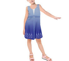 Kid&#39;s Elsa Frozen 2 Inspired Sleeveless Dress
