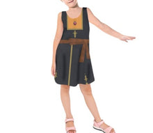 Kid&#39;s Anna Frozen 2 Inspired Sleeveless Dress
