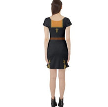 Anna Frozen 2 Inspired Short Sleeve Skater Dress