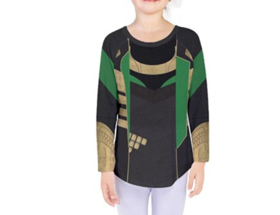 Kid's Loki Thor Inspired Long Sleeve Shirt
