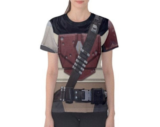Women's Bounty Hunter Star Wars Inspired ATHLETIC Shirt