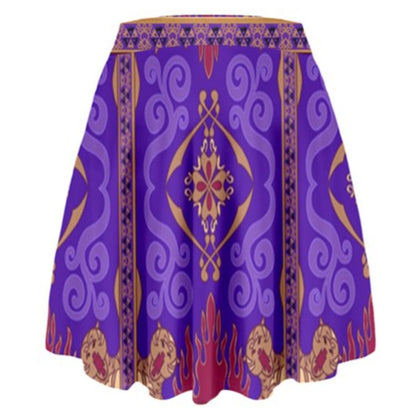 Magic Carpet Aladdin Inspired High Waisted Skirt