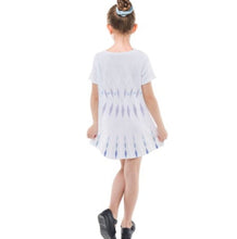 Kid&#39;s Elsa Elements Frozen 2 Inspired Short Sleeve Dress