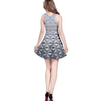 Spaceship Earth Epcot Inspired Sleeveless Dress