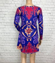 Magic Carpet Aladdin Inspired Long Sleeve Flare Dress