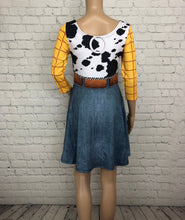 Woody Toy Story Inspired Quarter Sleeve Skater Dress
