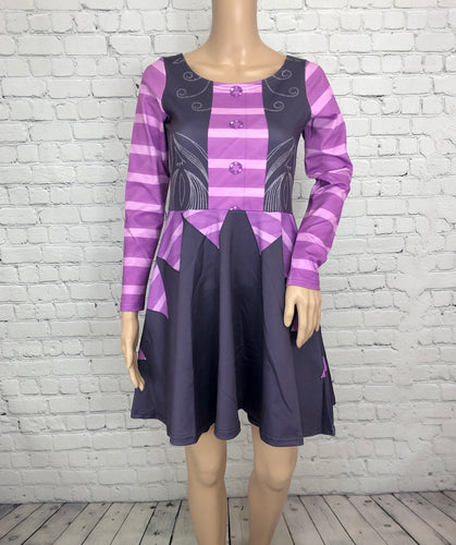 Oxana Hauntley Vampirina Inspired Long Sleeve Skater Dress