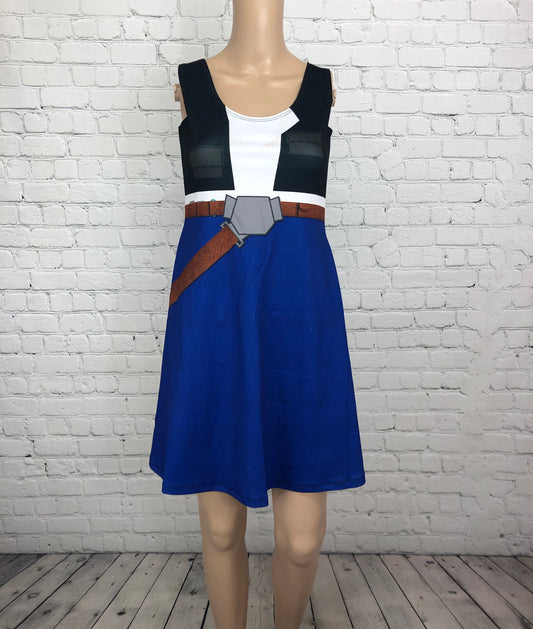 Han Solo Star Wars Inspired Sleeveless Dress