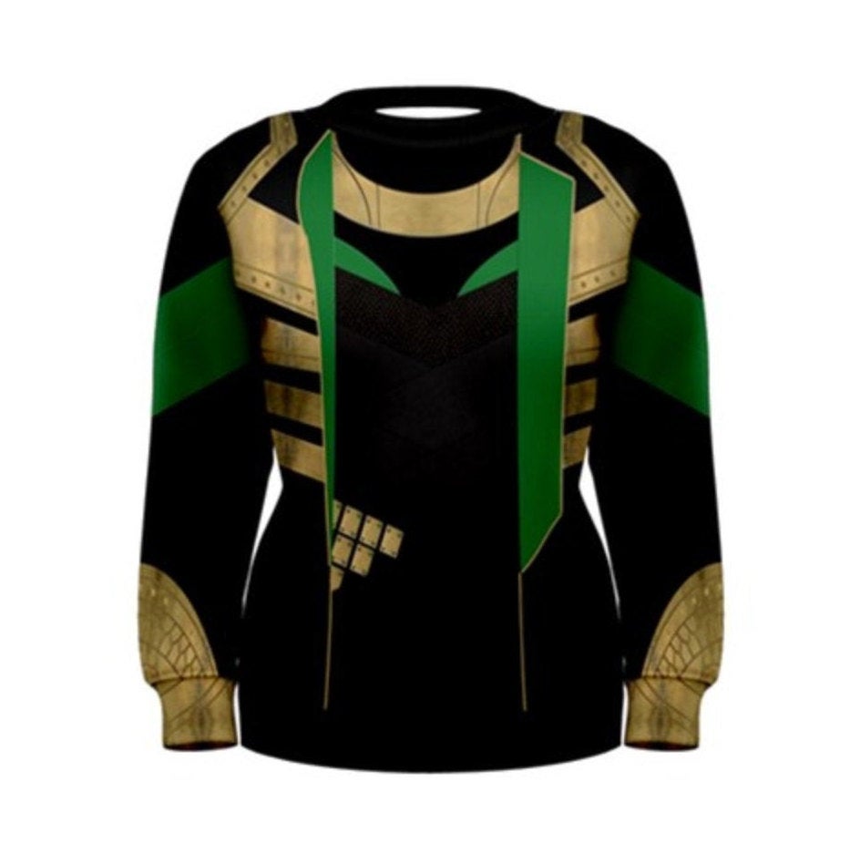 Women&#39;s Loki Thor Inspired Crewneck Sweatshirt