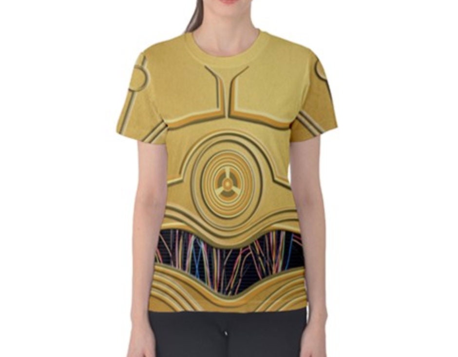 RUSH ORDER: Women's C3PO Star Wars Inspired Shirt