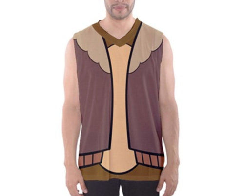 Men's Chip Rescue Rangers Chip and Dale Inspired Athletic Tank Top