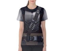 Women&#39;s Steel Bounty Hunter Star Wars Inspired ATHLETIC Shirt