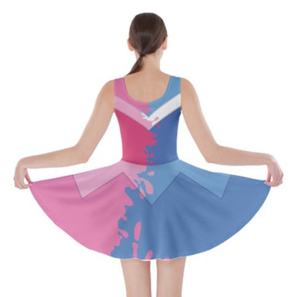 Aurora Sleeping Beauty Make It Pink Make It Blue Inspired Skater Dress