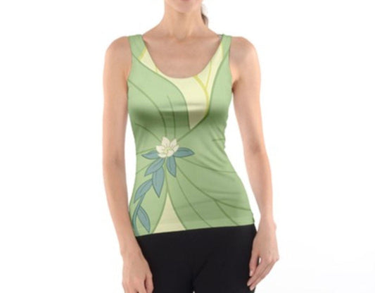 Women&#39;s Tiana Princess and the Frog Inspired Tank Top