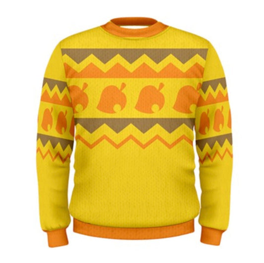 Men&#39;s Tom Nook Animal Crossing New Horizons Inspired Crewneck Sweatshirt