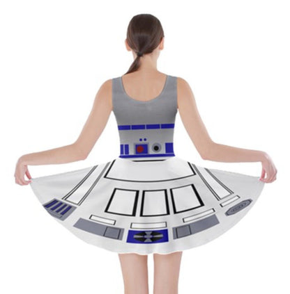 R2D2 Star Wars Inspired Skater Dress