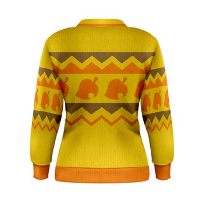 Women&#39;s Tom Nook Animal Crossing New Horizons Inspired Crewneck Sweatshirt