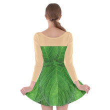 Tinker Bell Inspired Long Sleeve Skater Dress