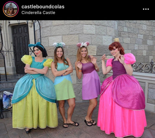 Drizella Evil Stepsister Cinderella Inspired Sleeveless Dress