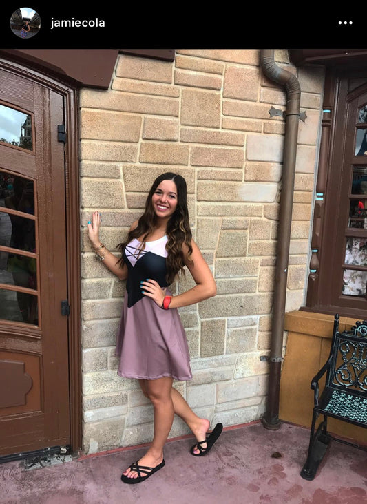 Briar Rose Sleeping Beauty Inspired Sleeveless Dress