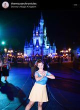 Snow White Inspired Short Sleeve Skater Dress